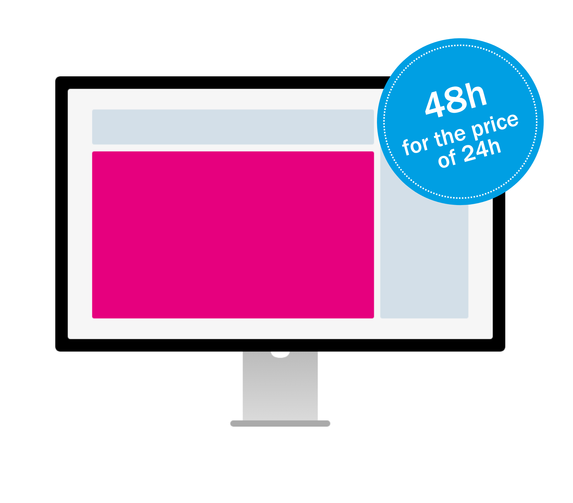 Desktop mock-up from Branded Story format