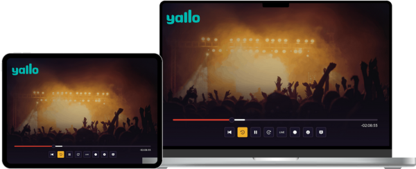Verschiedene Bildschirm-Devices mit dem Yallo-Screen (Video)